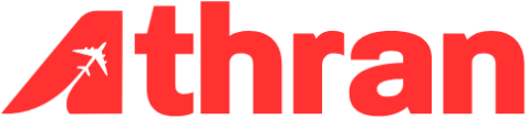 Red 'Athran' logo with a stylized letter 'A' on a white background